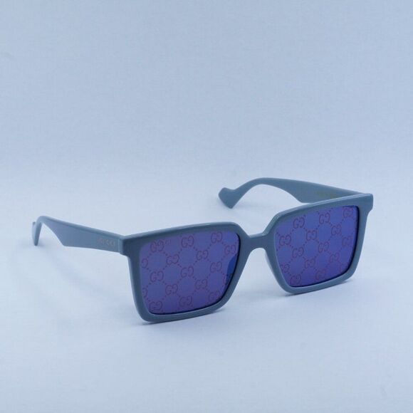 🕶️ New Gucci GG1540S 003 Sunglasses - Shiny Light Blue Frame